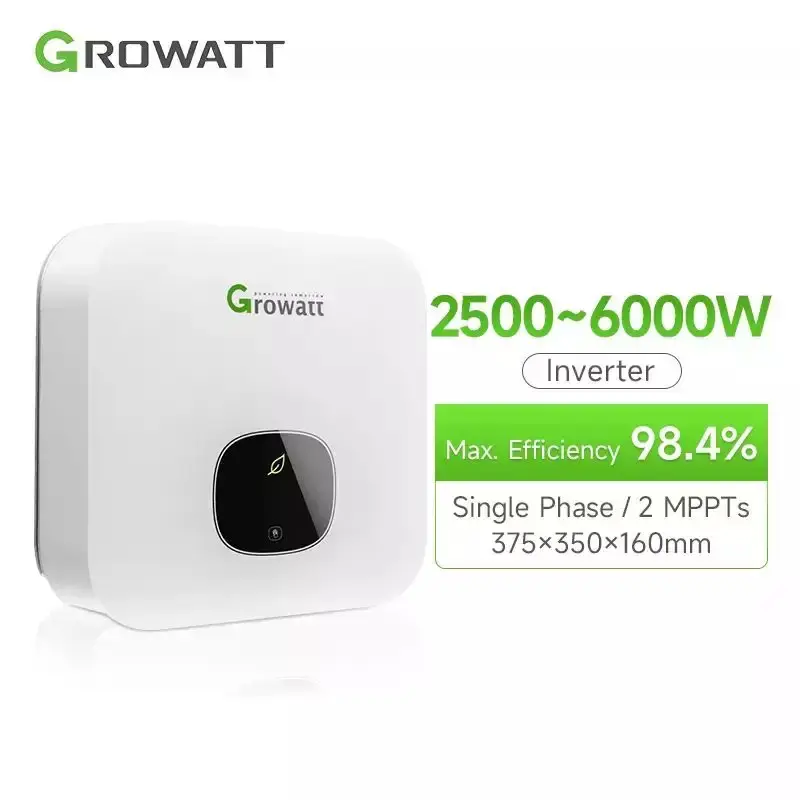 Growatt MIN 2500~6000 TL-X Single Phase 2500W 3KW 3600W 4200W 4600W 5KW 6KW On Grid Solar Growatt