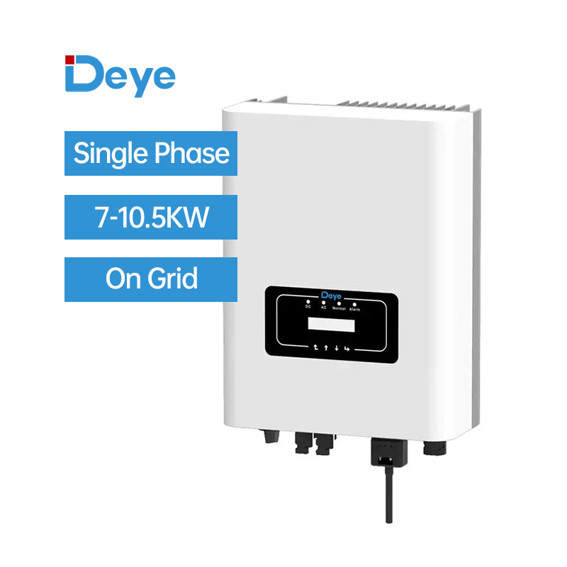 Deye on grid inverter SUN 7KW 7.5KW 8KW 9KW 10KW 10.5KW G-EU standard single-phase Deye on grid solar inverter