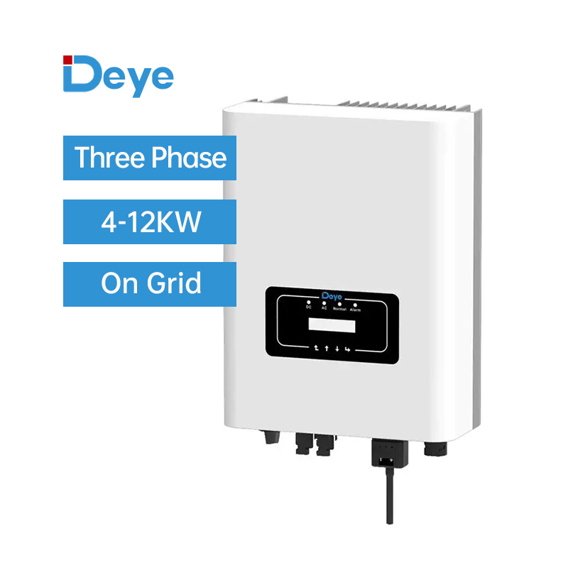 Deye on Grid Inverter SUN 4KW 5KW 6KW 7KW 8KW 10KW 12KW G05 EU Standard Three Phase Deye on Grid Solar Inverter