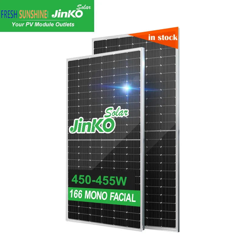 JinKo Mono Solar Panel 166MM Solar Cell 450W 455W 470W Price 