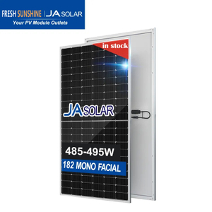 JA Mono Solar Panel 182mm Solar Cell 485W 490W 495W Price by Supplier