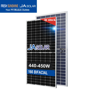 JA Mono Bifacial Solar Panel 166mm Solar Cell 440W 445W 450W Price by Supplier